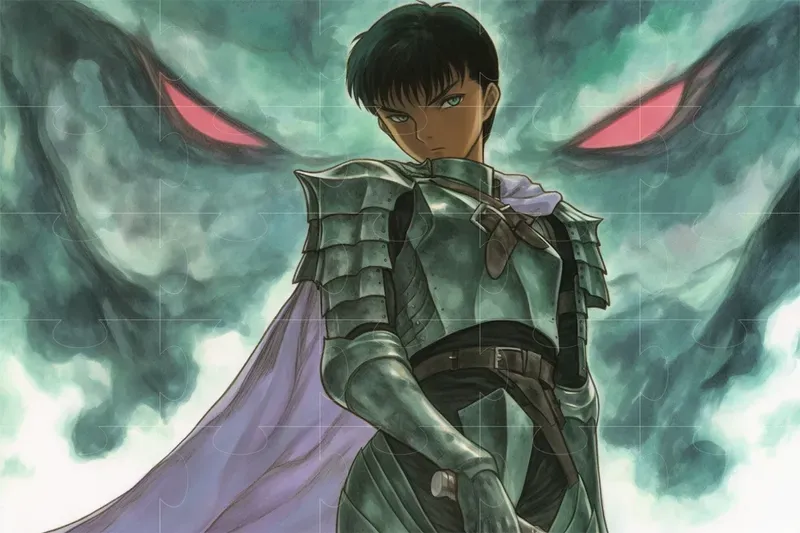 Kentaro Miura Style Colored Manga Art