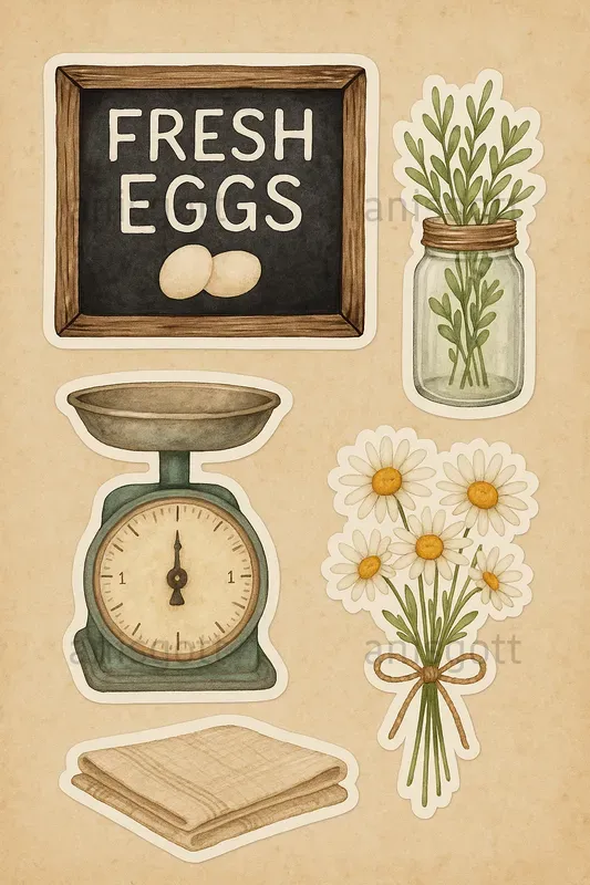 Rustic Farmhouse Junk Journal Kits