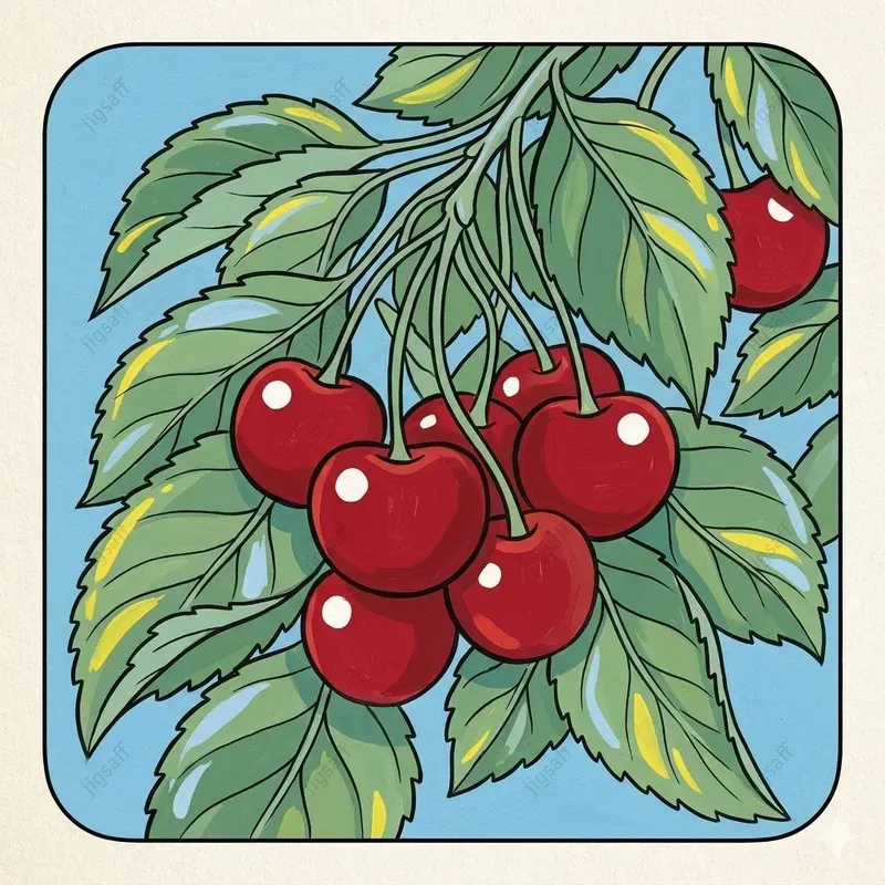 Stylized Graphic Botanical Gouaches