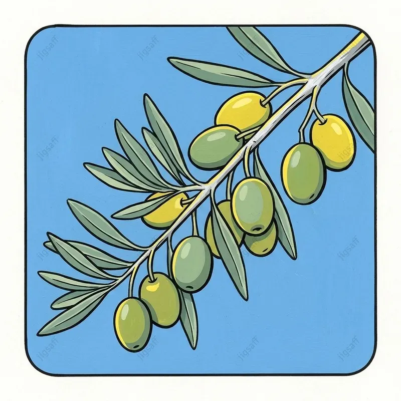 Stylized Graphic Botanical Gouaches