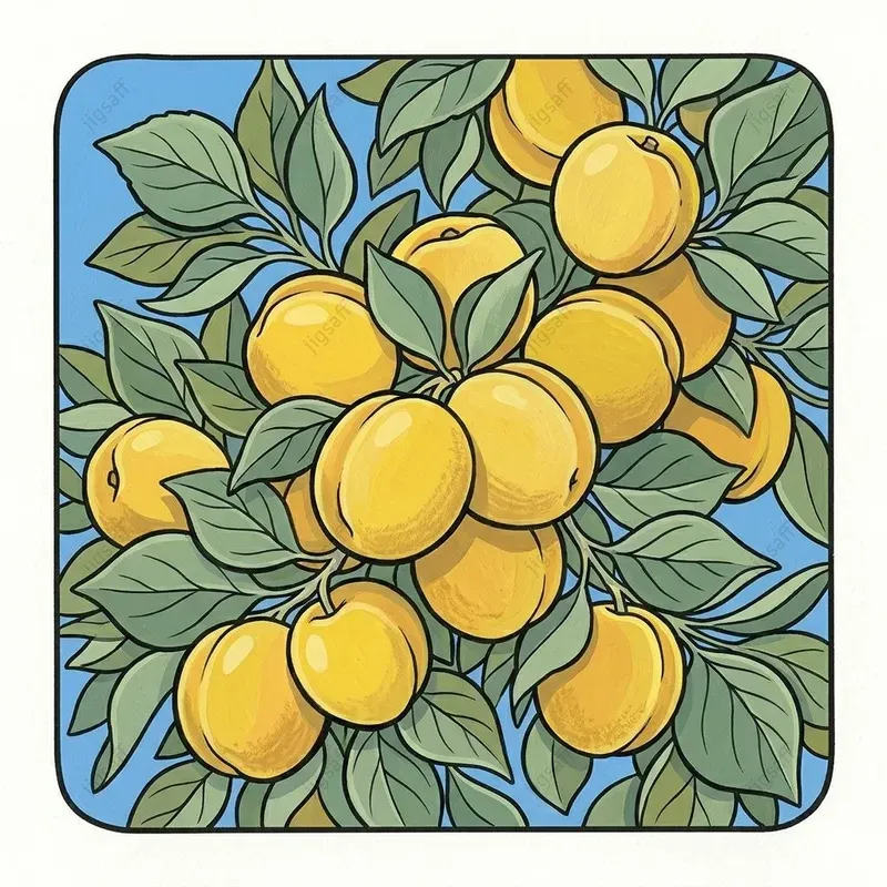 Stylized Graphic Botanical Gouaches