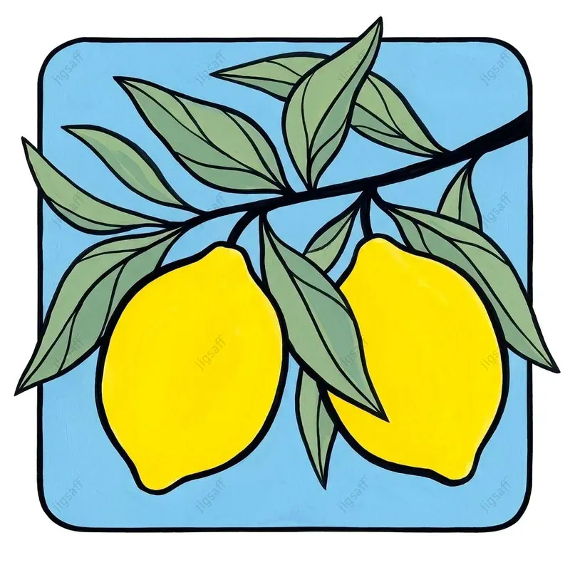 Stylized Graphic Botanical Gouaches