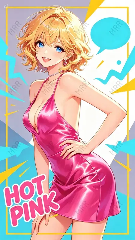 Vibrant Satin Slip Instagrams