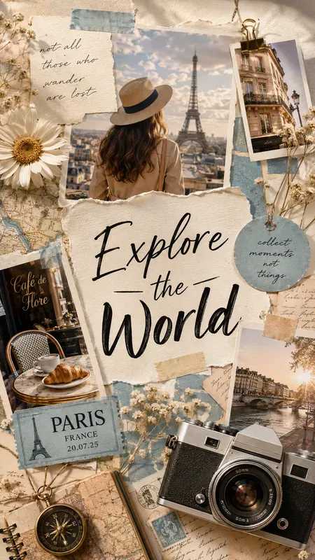 Aesthetic Lifestyle Collage Templates