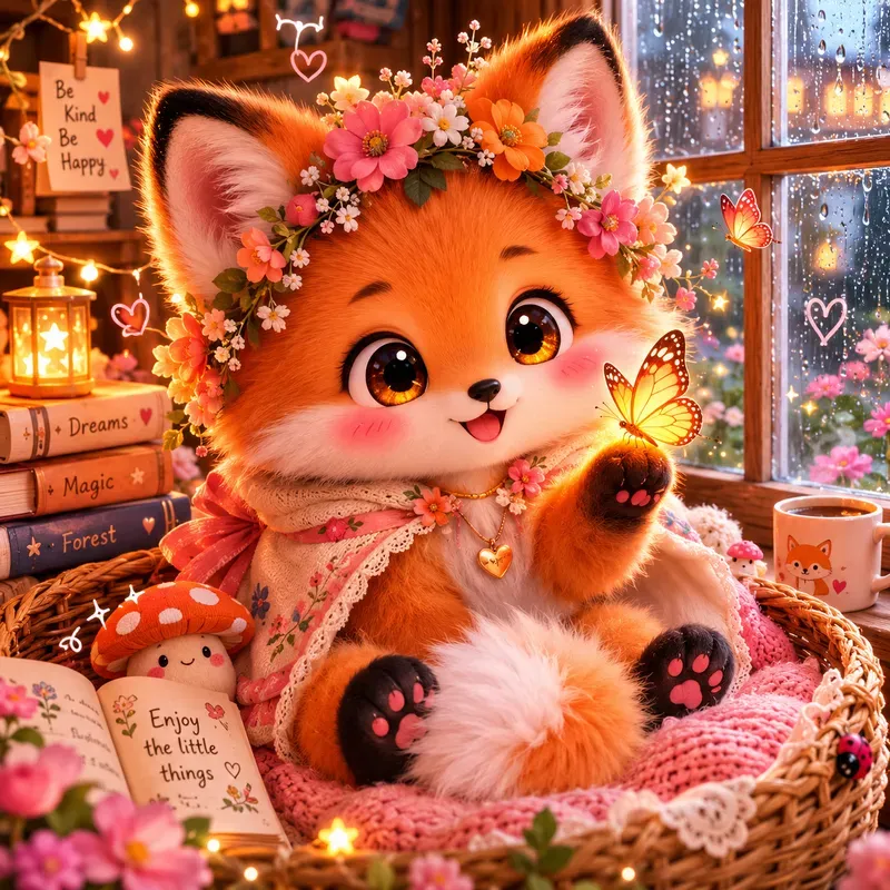 Kawaii Cozy Animal Portraits