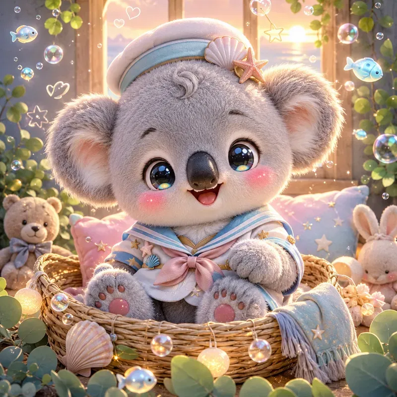 Kawaii Cozy Animal Portraits