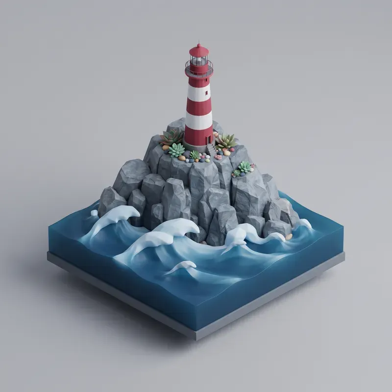 Isometric 3D Mini Worlds Objects