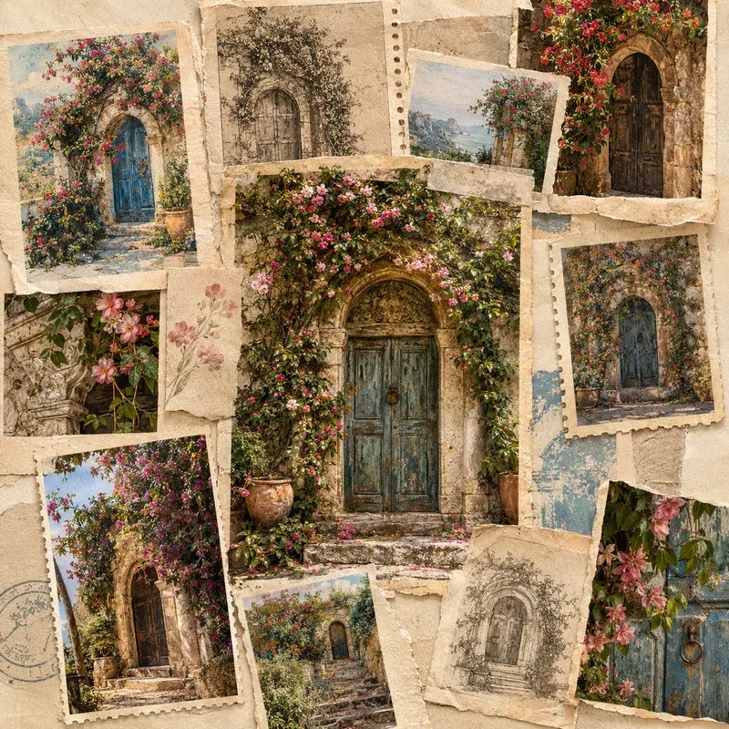 Vintage Archival Collages
