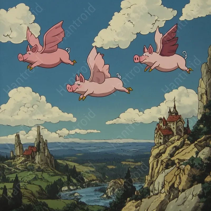 Surrealist Time Distortion Art