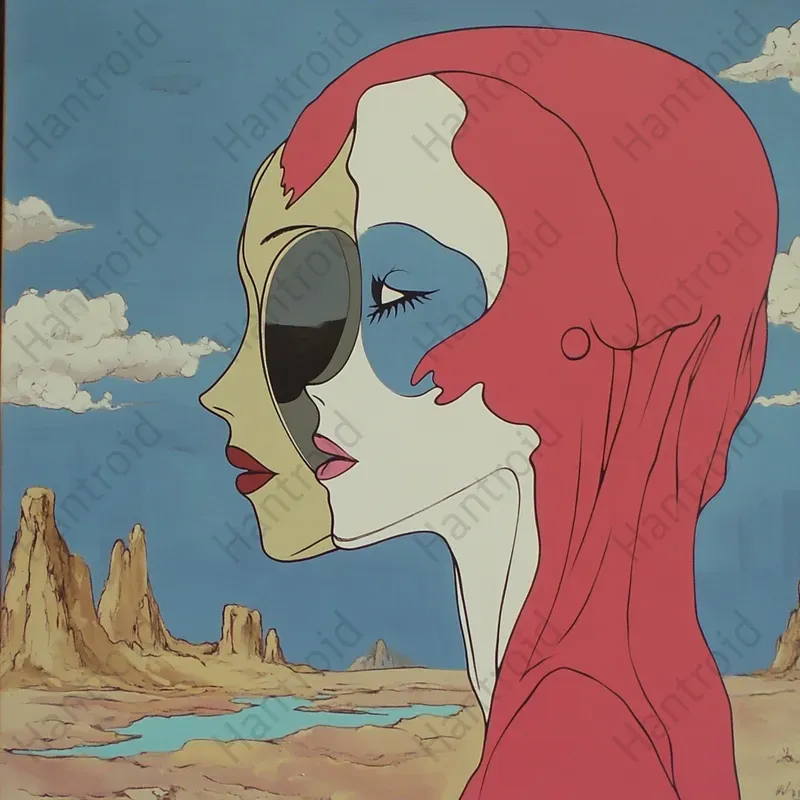 Surrealist Time Distortion Art