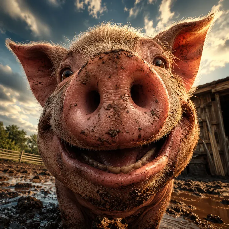 Funny Extreme Closeup Animal Portraits