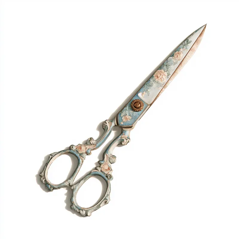 Antique Sewing Room Tools Clipart