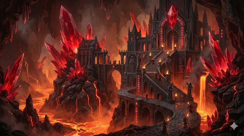 Epic Crystal Punk Ethereal Geode Cities