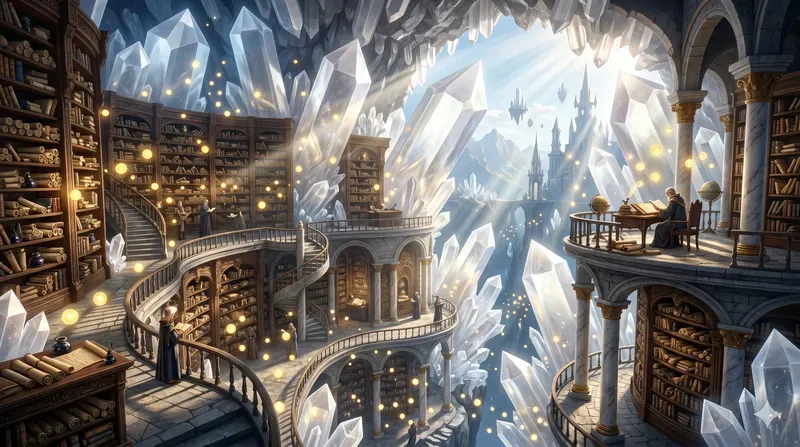 Epic Crystal Punk Ethereal Geode Cities