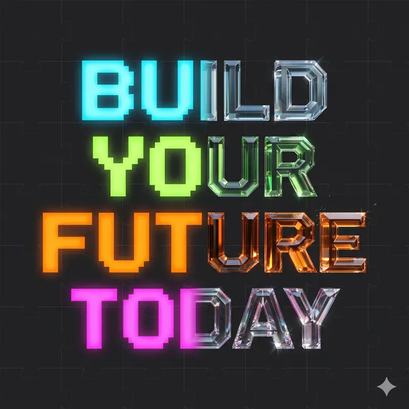 Pixel Realism Text Generator