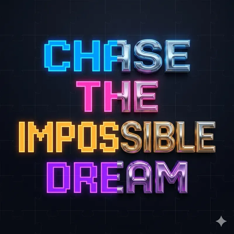 Pixel Realism Text Generator