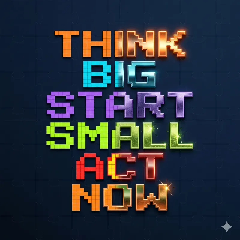 Pixel Realism Text Generator