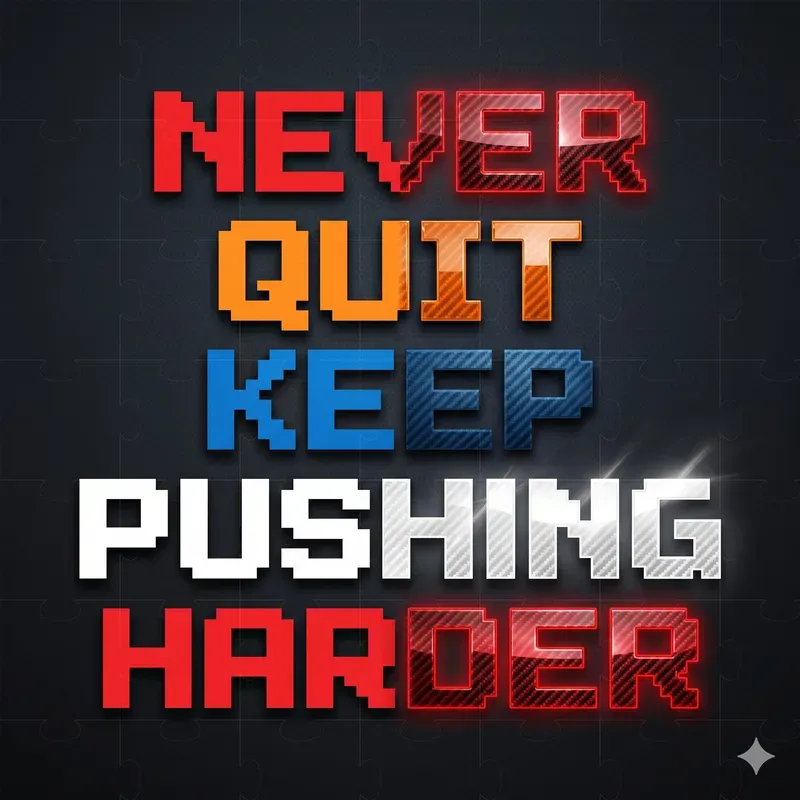 Pixel Realism Text Generator