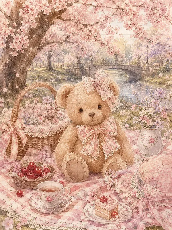 Coquette Picnic Watercolors