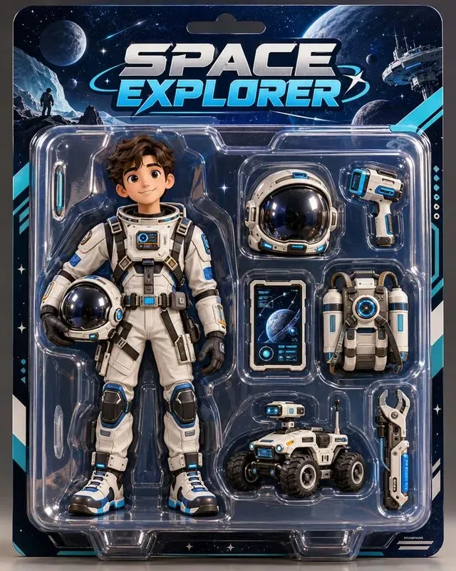 3D Collectible Blister Pack Generator
