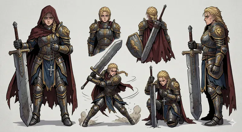 Multiview Fantasy Concept Art