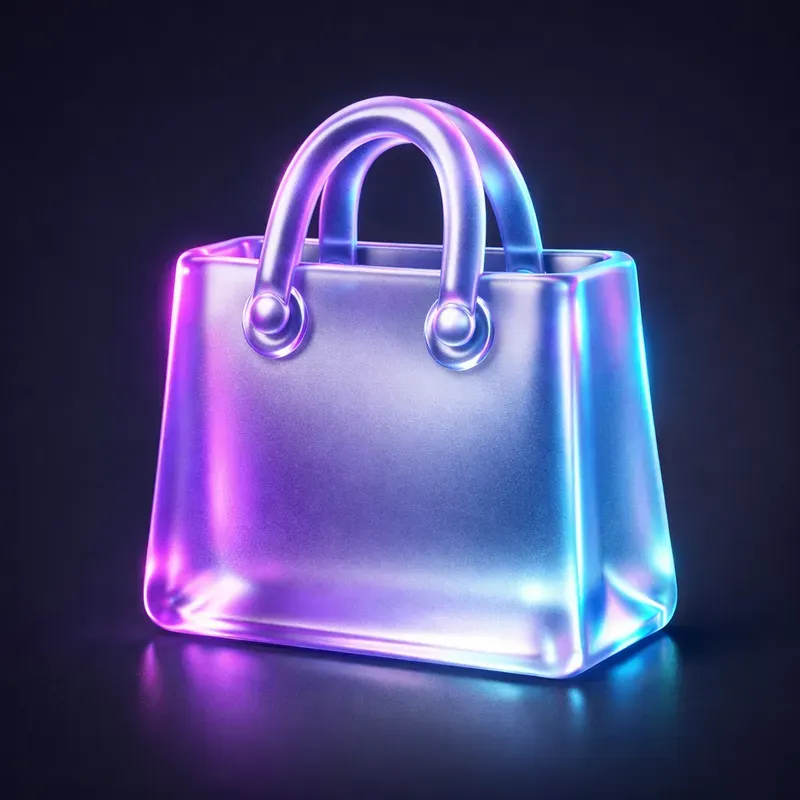 Premium 3D Neon Glass App Logos Packs