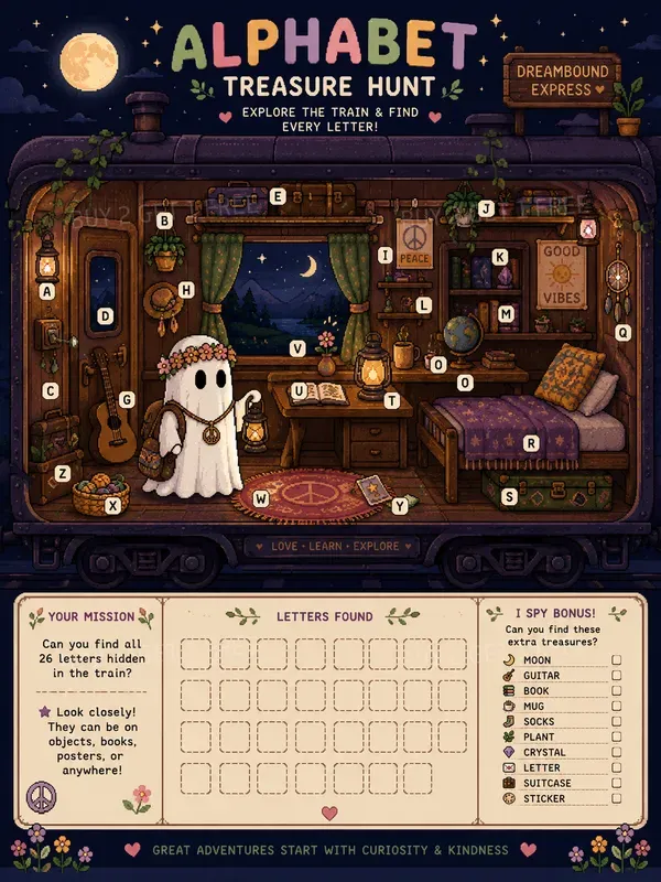 Cozy Pixel Art Activity Pages