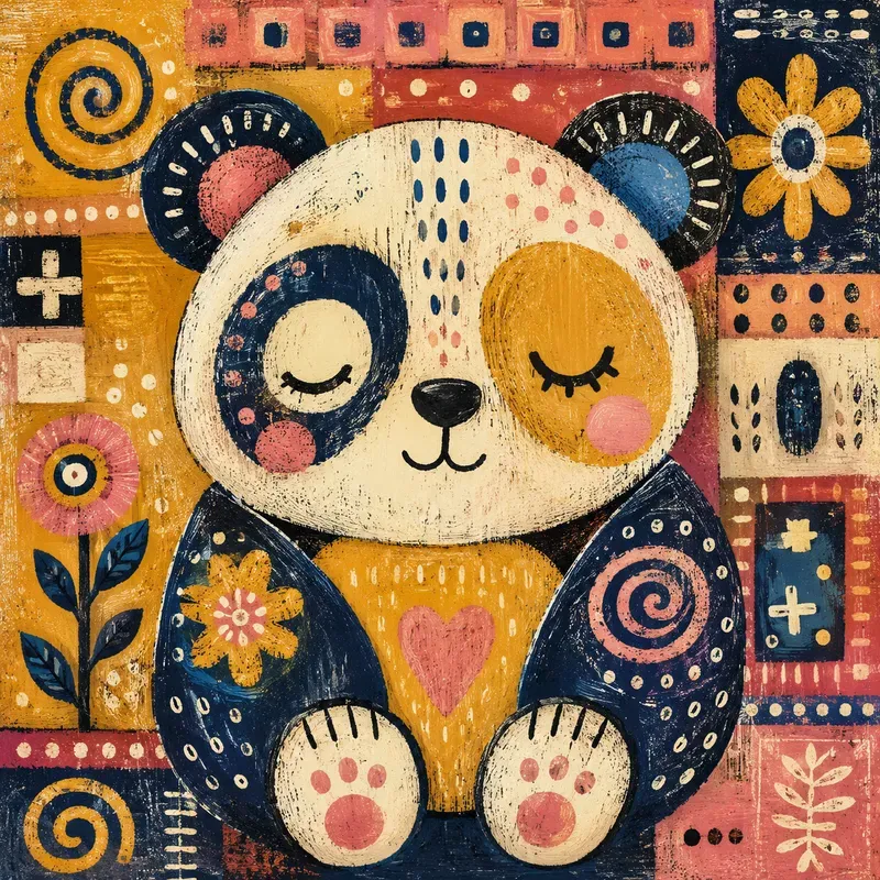 Whimsical Folk Art Animals