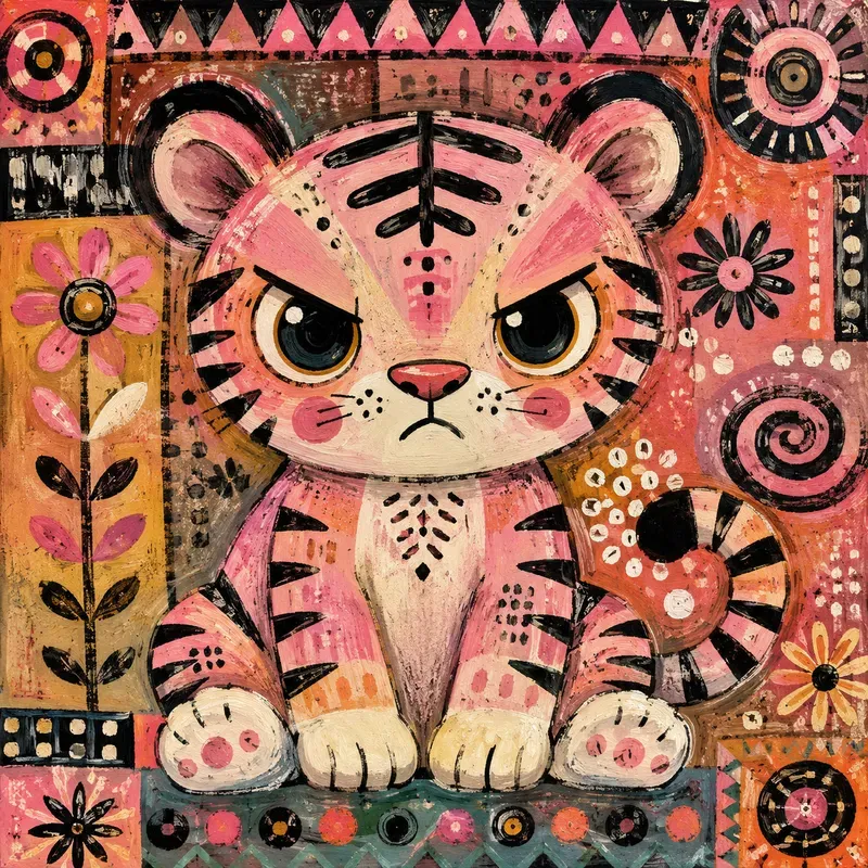 Whimsical Folk Art Animals