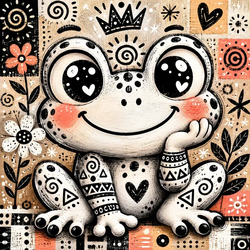 Whimsical Folk Art Animals