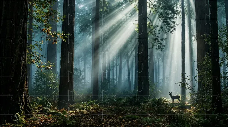 Cinematic Forest Scene Generator