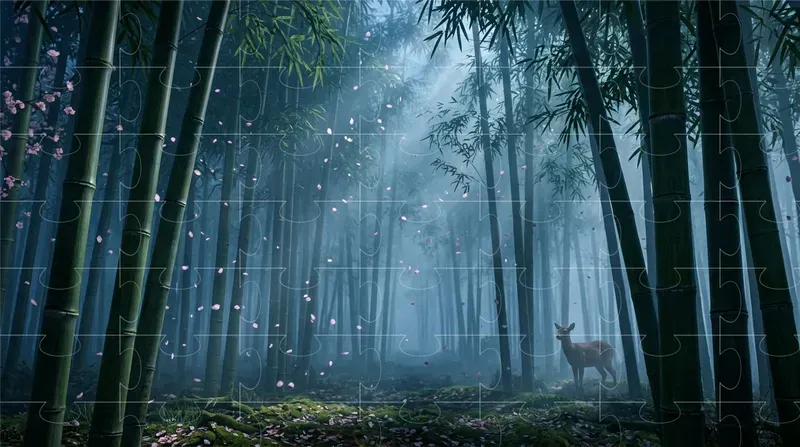 Cinematic Forest Scene Generator