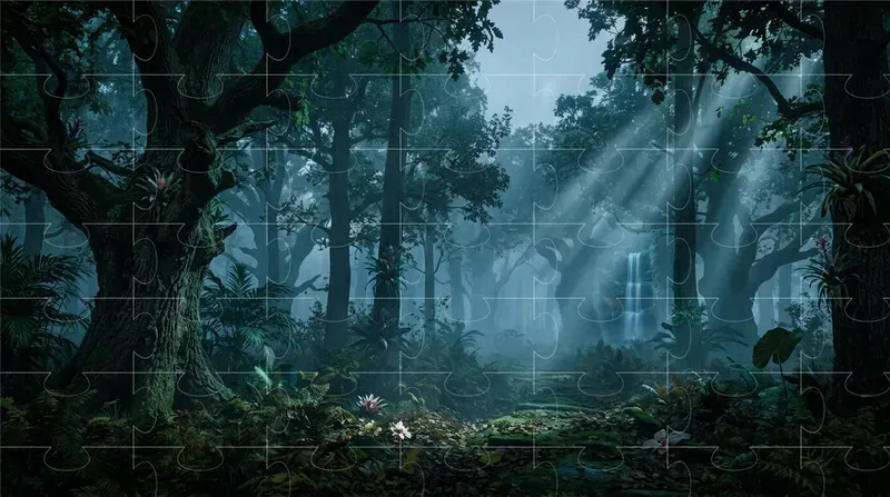 Cinematic Forest Scene Generator
