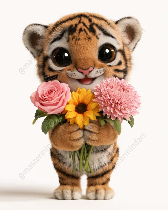 Cute 3D Animal Flowers