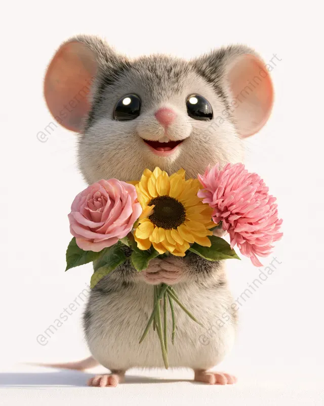 Cute 3D Animal Flowers