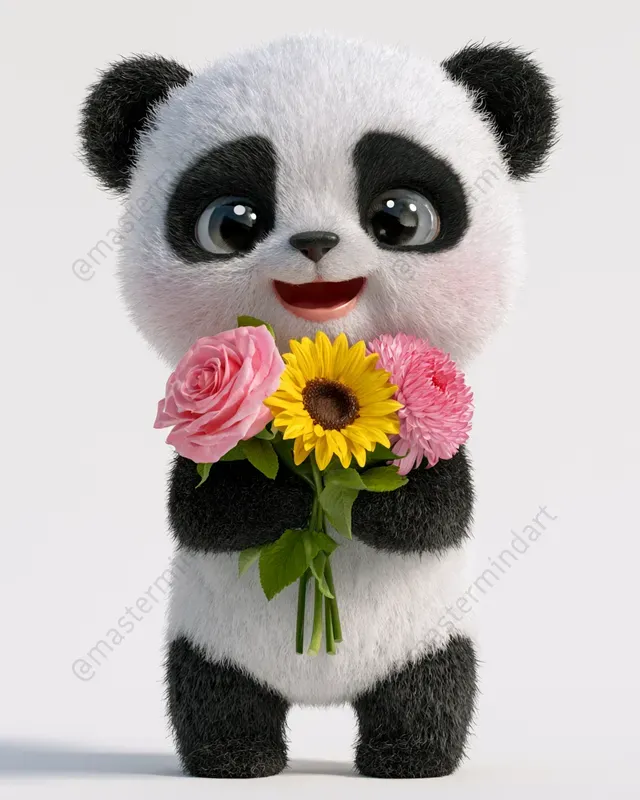 Cute 3D Animal Flowers