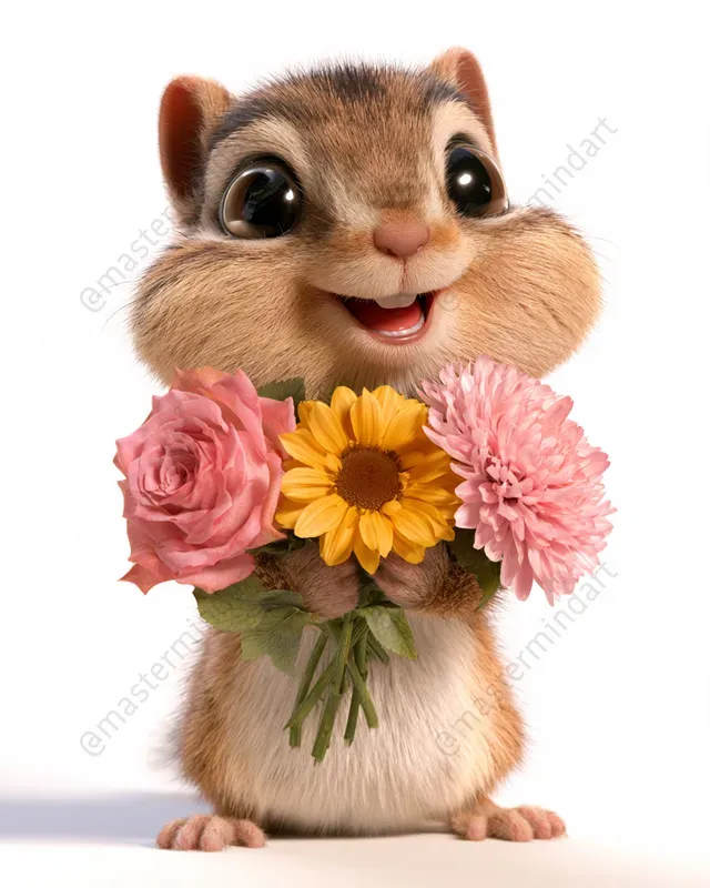 Cute 3D Animal Flowers