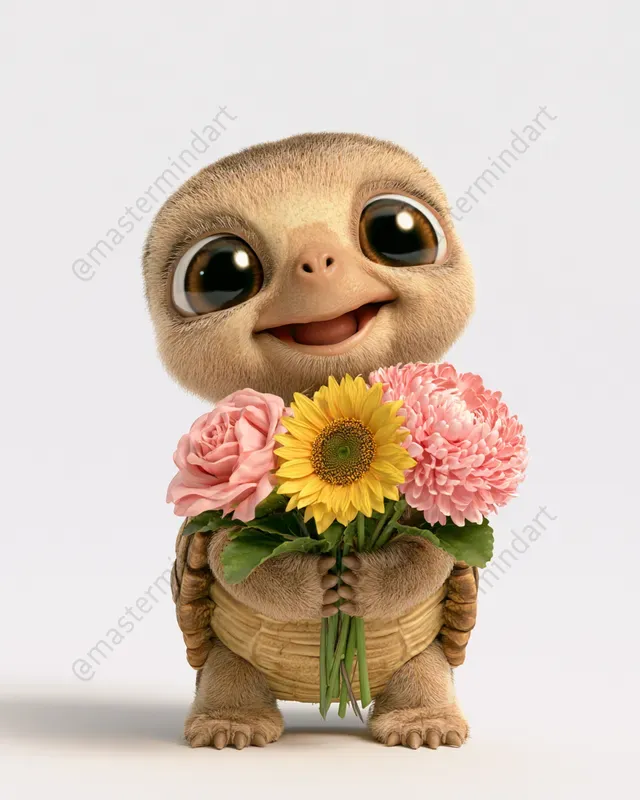 Cute 3D Animal Flowers