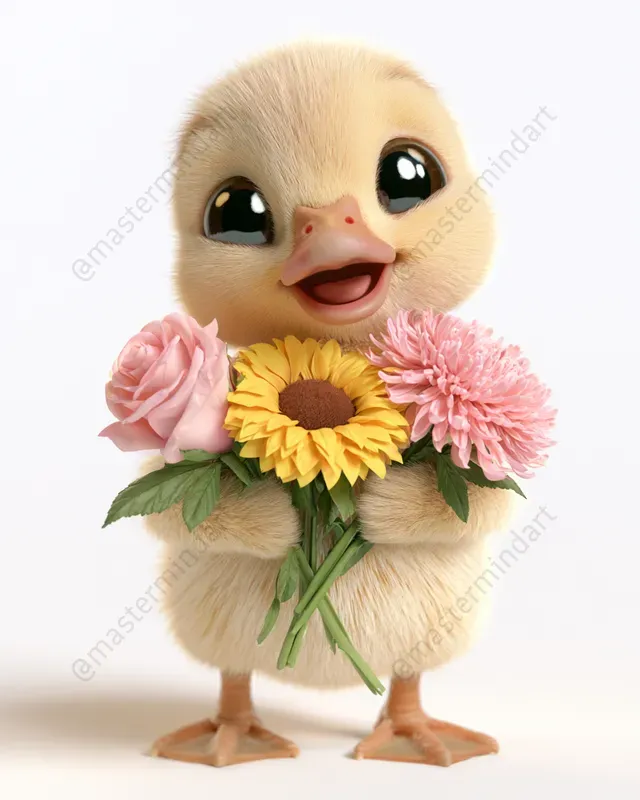 Cute 3D Animal Flowers