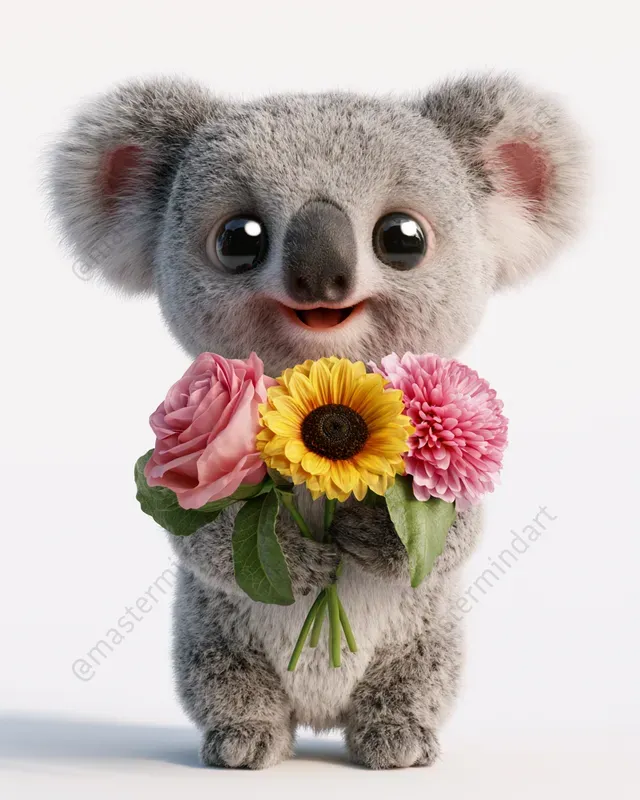 Cute 3D Animal Flowers