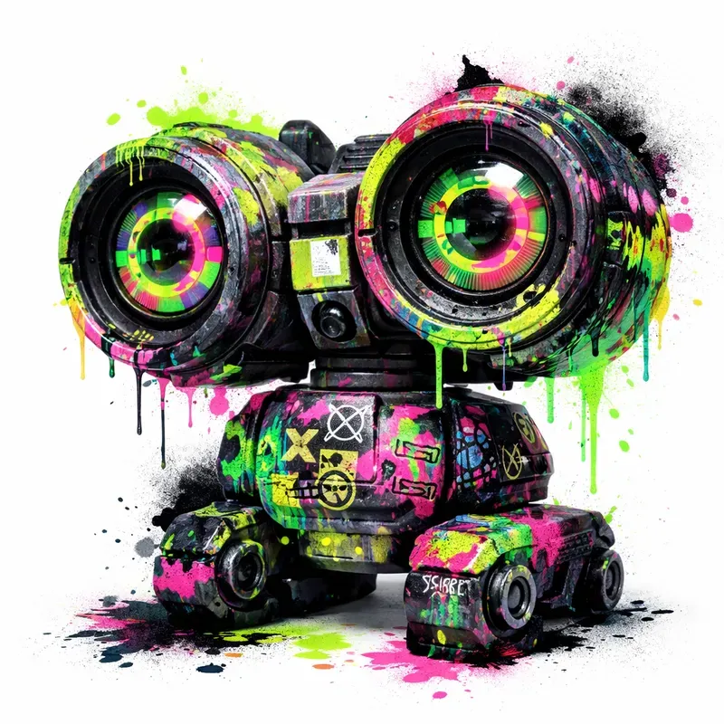 Graffiti Bot Color Clash Toys