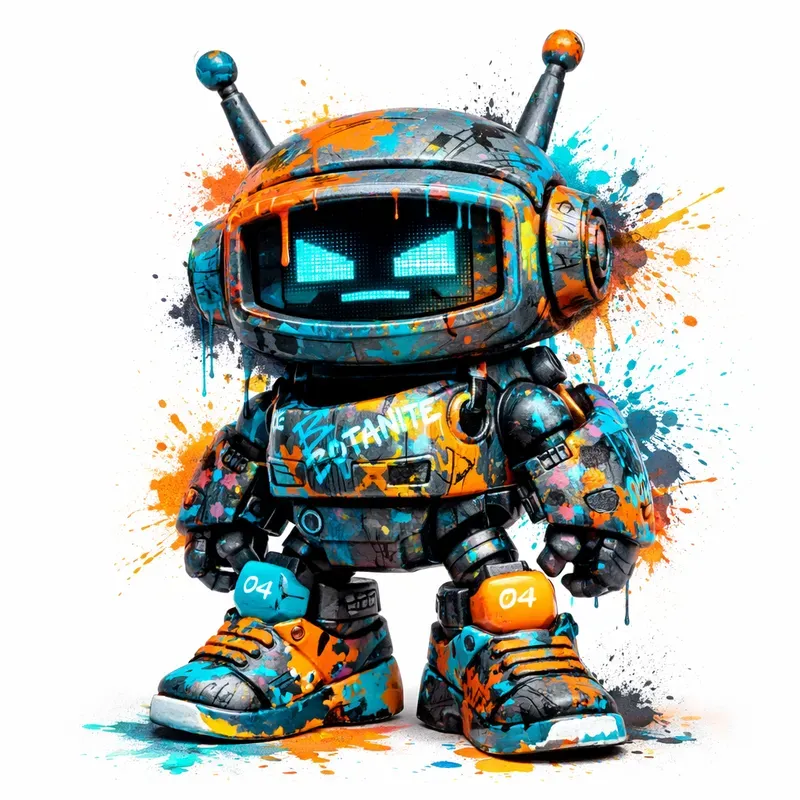 Graffiti Bot Color Clash Toys