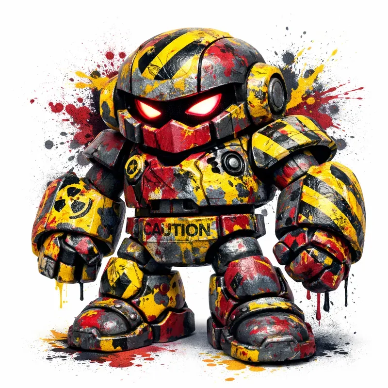Graffiti Bot Color Clash Toys