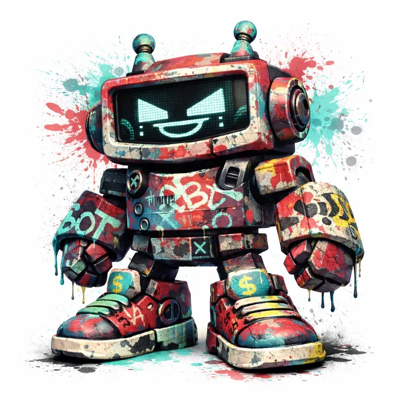 Graffiti Bot Color Clash Toys