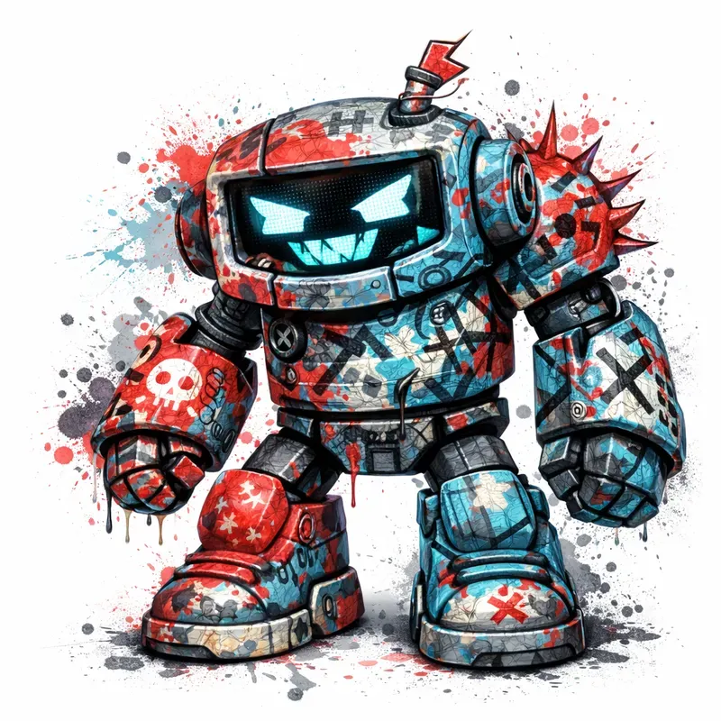 Graffiti Bot Color Clash Toys