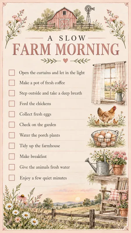 American Farm Printable Checklists