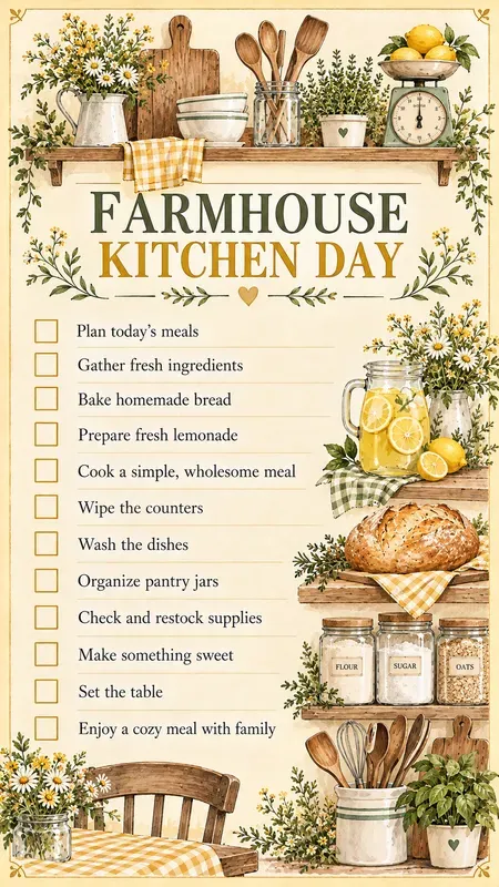 American Farm Printable Checklists