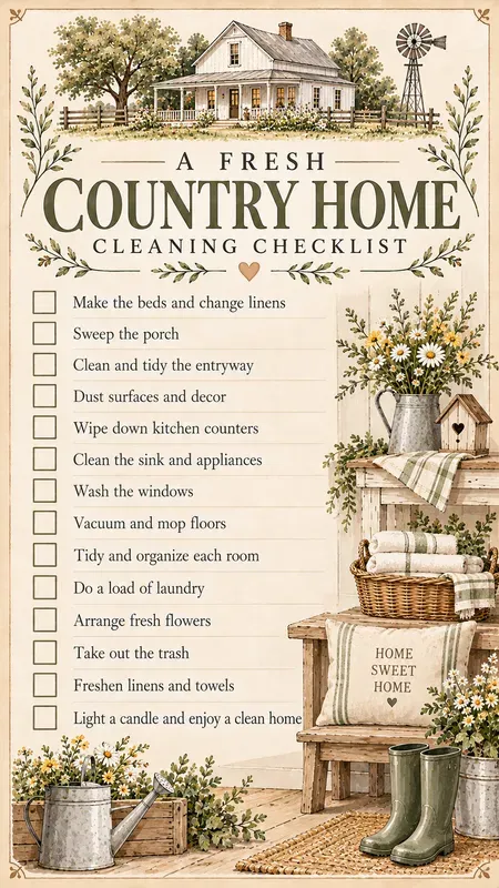 American Farm Printable Checklists