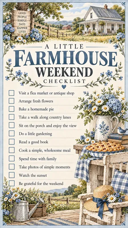 American Farm Printable Checklists