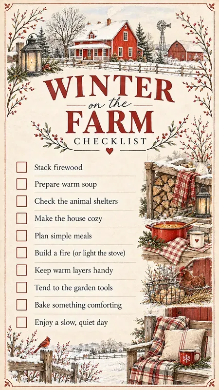 American Farm Printable Checklists